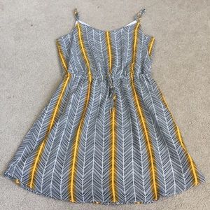 Tie front dress